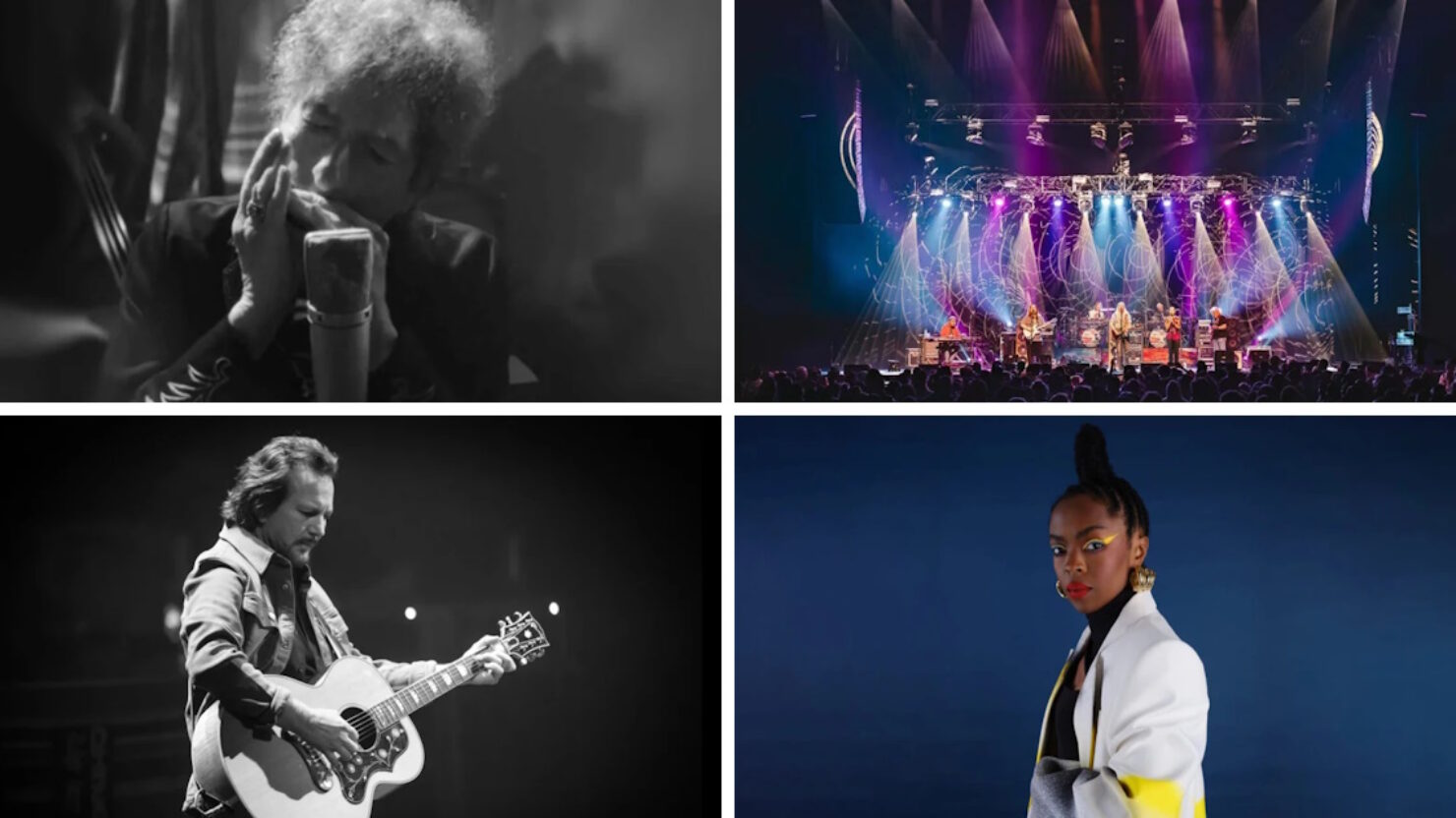 Obtenez des billets en vente aujourd'hui pour Bob Dylan, Dark Star Orchestra, Lauryn Hill, Eddie Vedder et plus