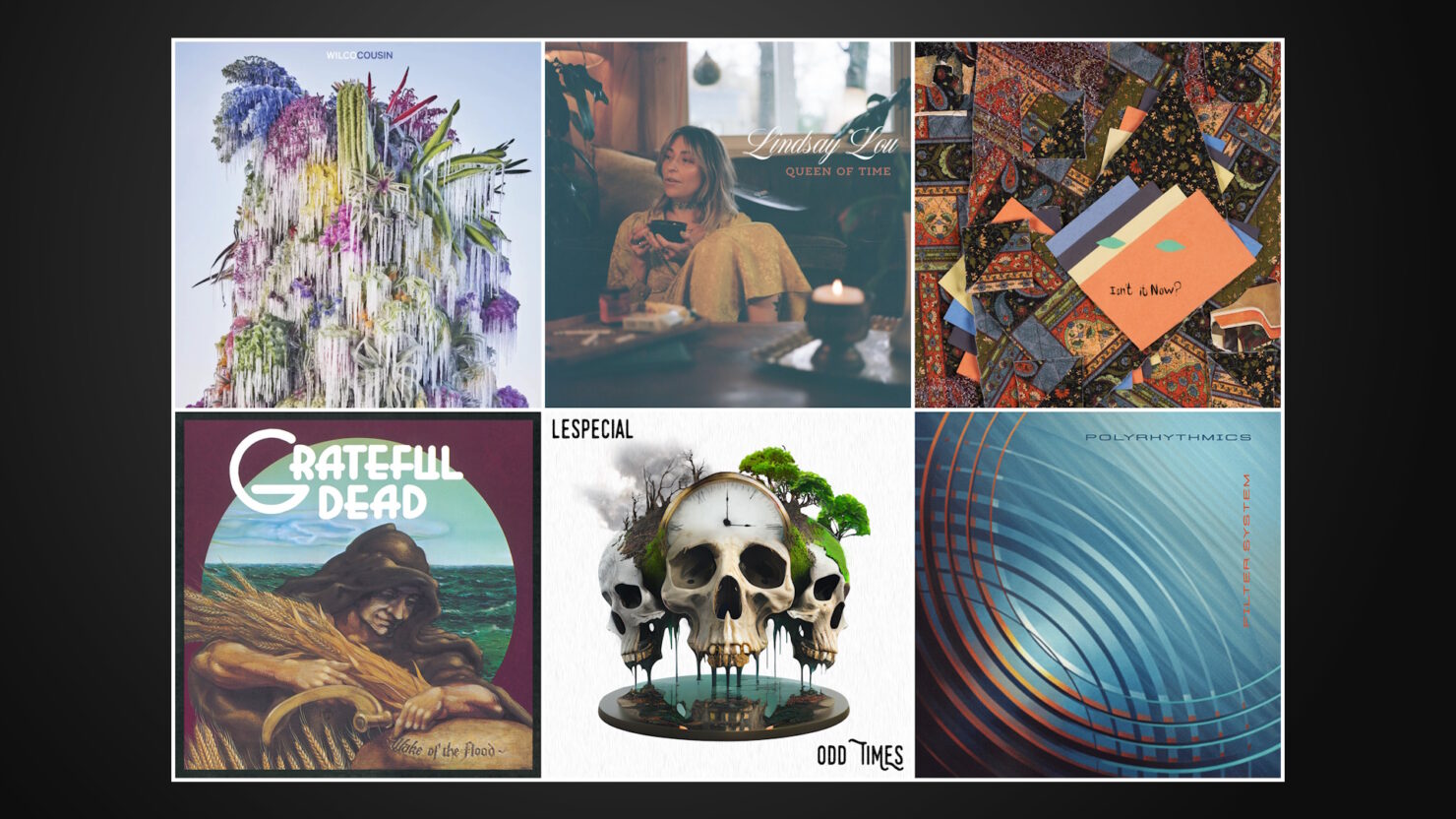 Ne manquez pas les nouvelles musiques de Wilco, Lindsay Lou, Animal Collective, Grateful Dead et plus