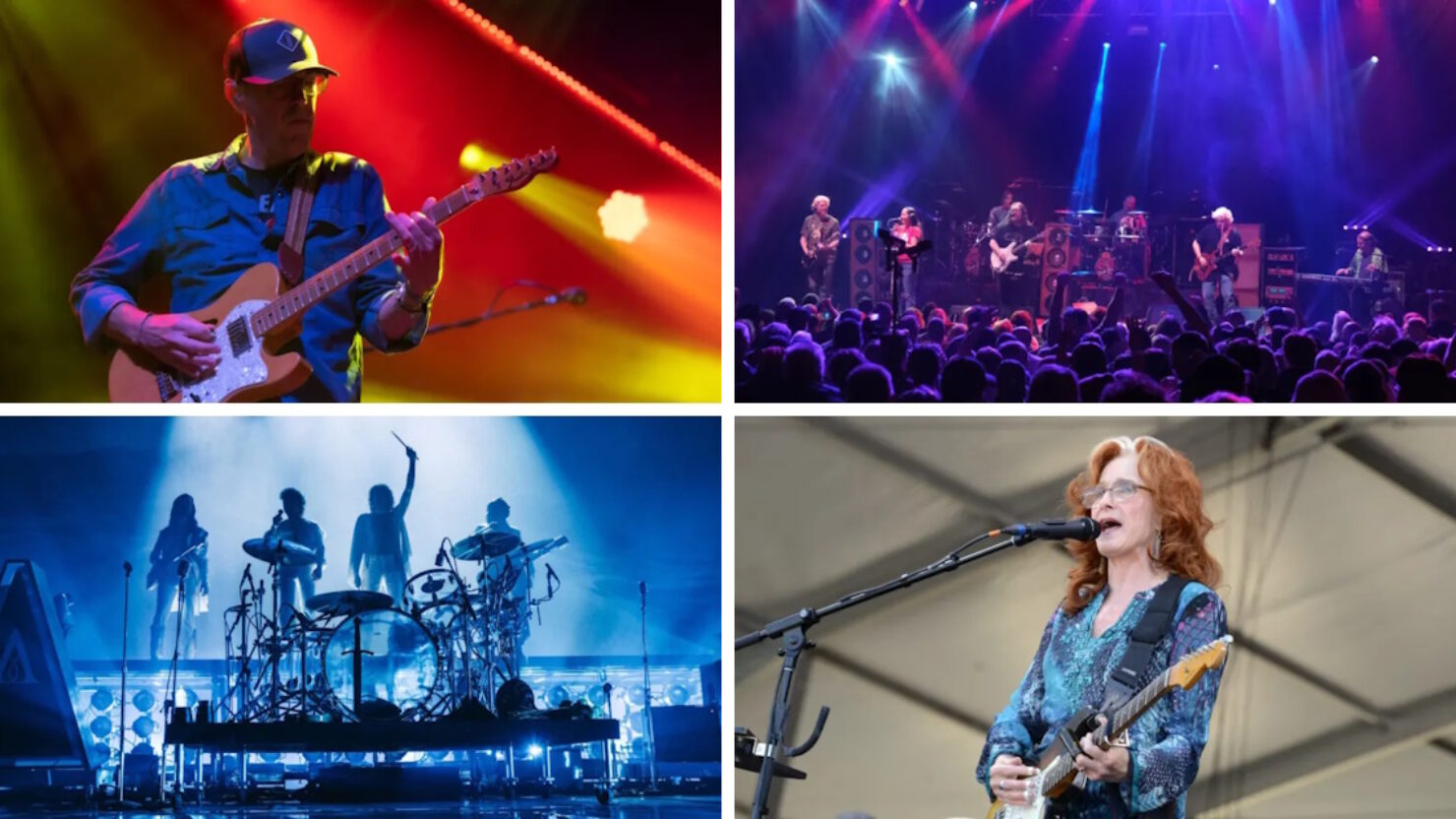 moe., Dark Star Orchestra, Greta Van Fleet, Bonnie Raitt et plus