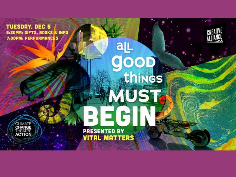 Vital Matters présentera « All Good Things Must Begin » à la Creative Alliance de Baltimore le 5 décembre