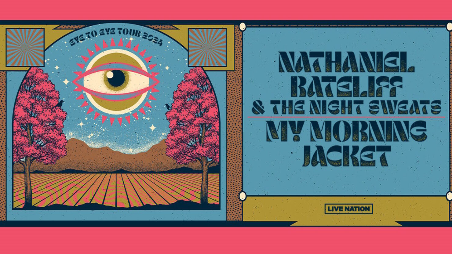 My Morning Jacket et Nathaniel Rateliff & The Night Sweats seront à l'affiche "Eye To Eye" lors de la tournée co-headline de septembre 2024