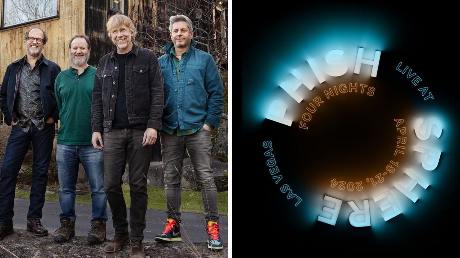 Phish annonce les diffusions en direct de la résidence Sphere de Las Vegas 2024