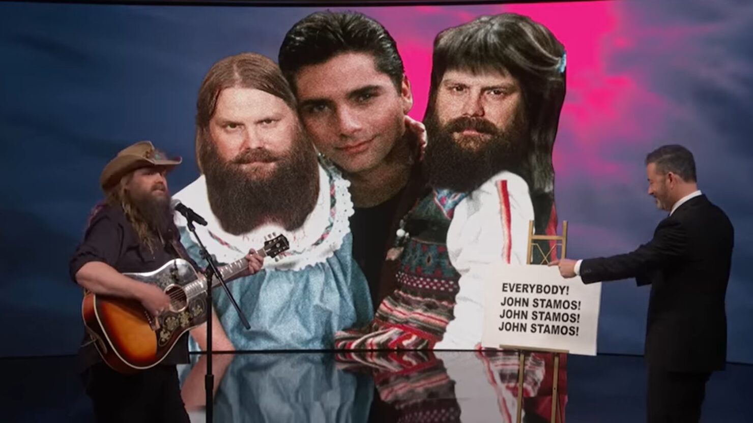 Regardez Chris Stapleton interpréter la chanson hilarante « Full House » sur « Kimmel »