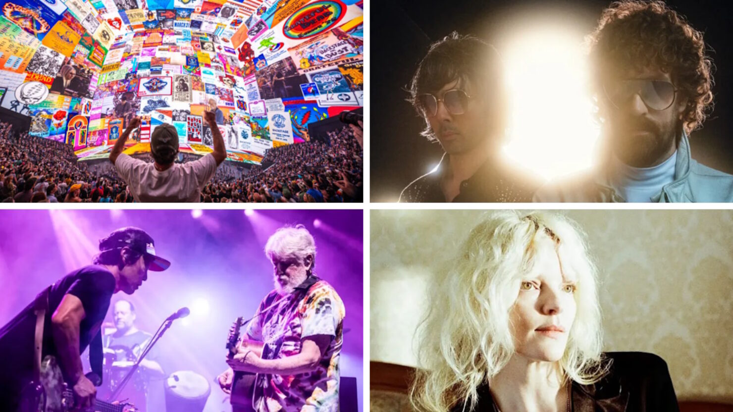 Obtenez des billets en vente aujourd'hui pour voir Dead & Company, Justice, String Cheese Incident, Jessica Pratt et plus