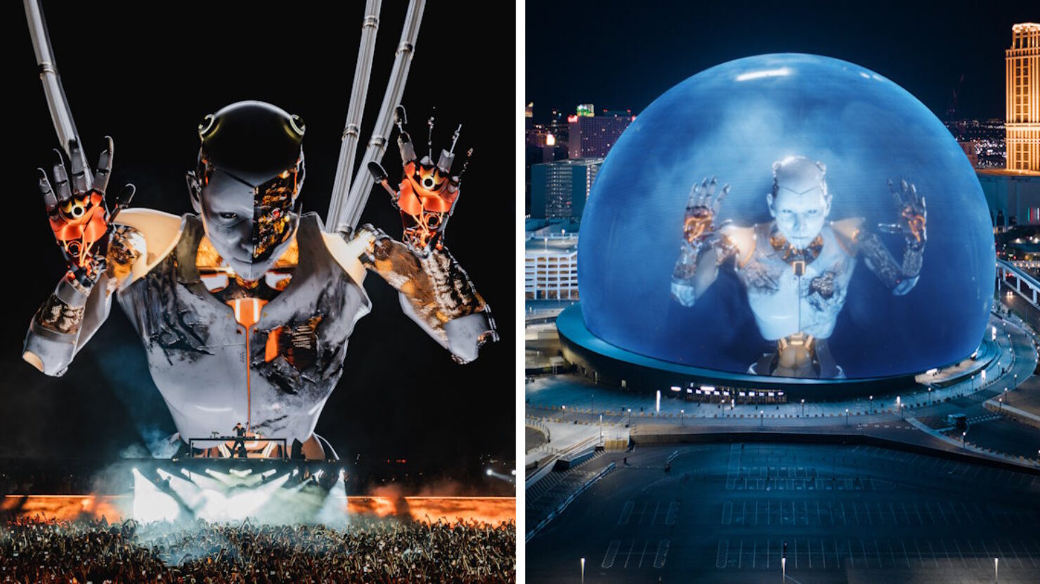 La star de l'EDM Anyma annonce un concert du réveillon du Nouvel An 2024 au Las Vegas Sphere