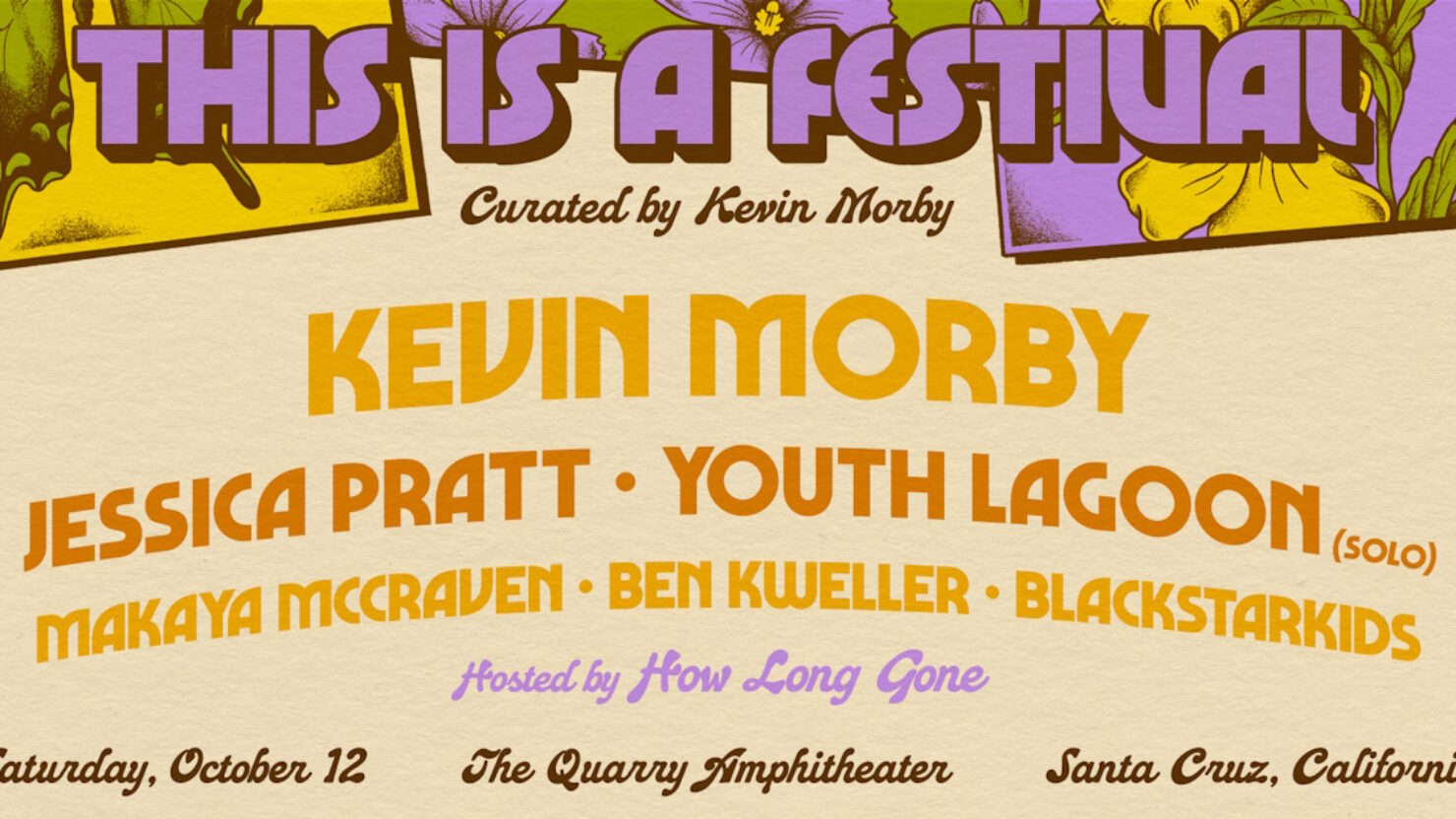 Kevin Morby annonce l'inauguration de This Is A Festival à Santa Cruz