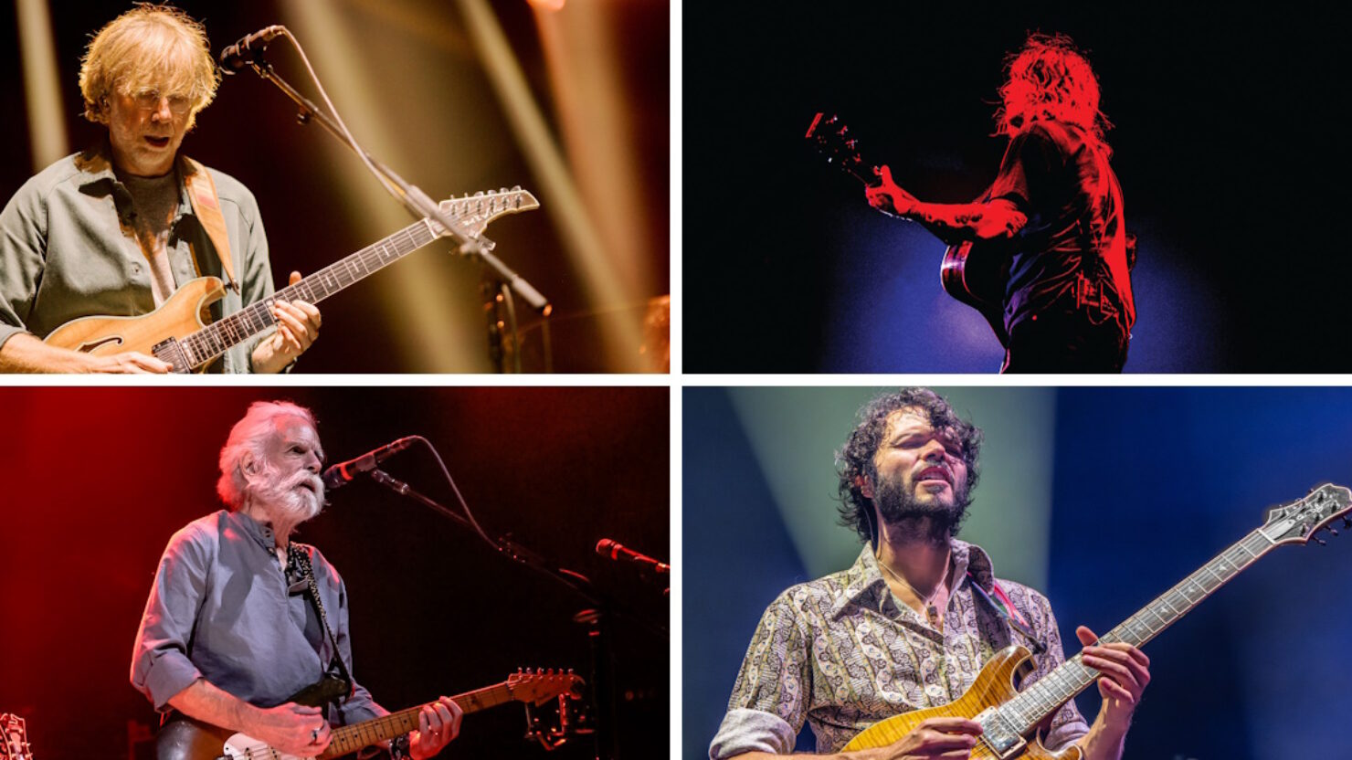 Obtenez des billets en vente pour voir Phish, Billy Strings, Bobby Weir, Goose et plus