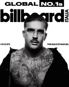 Couverture, Billboard Italia, Geolier, n°1 mondiaux