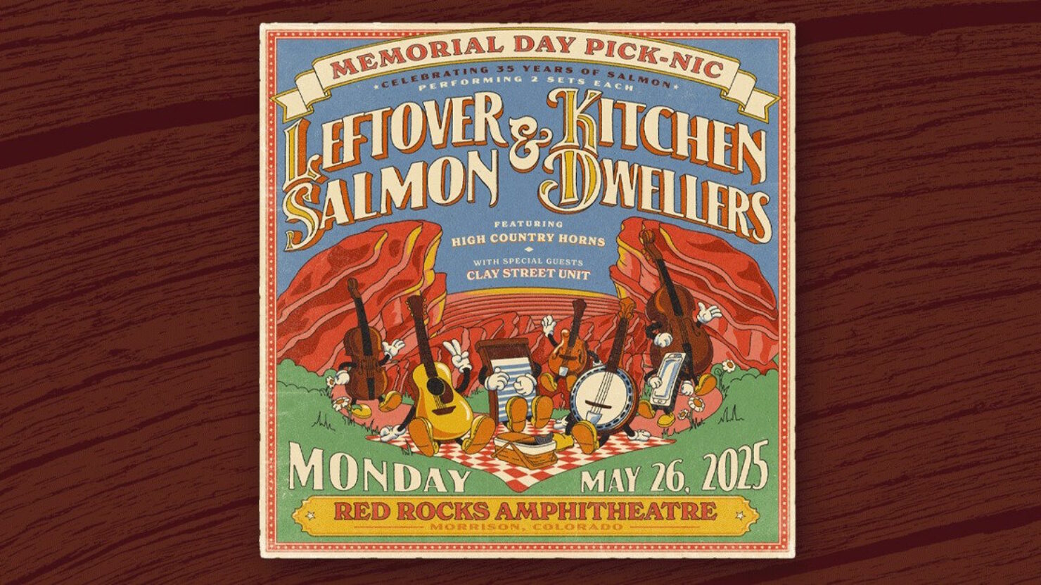 Les restes de saumon et les habitants de la cuisine organiseront un « pique-nique du Memorial Day » à Red Rocks