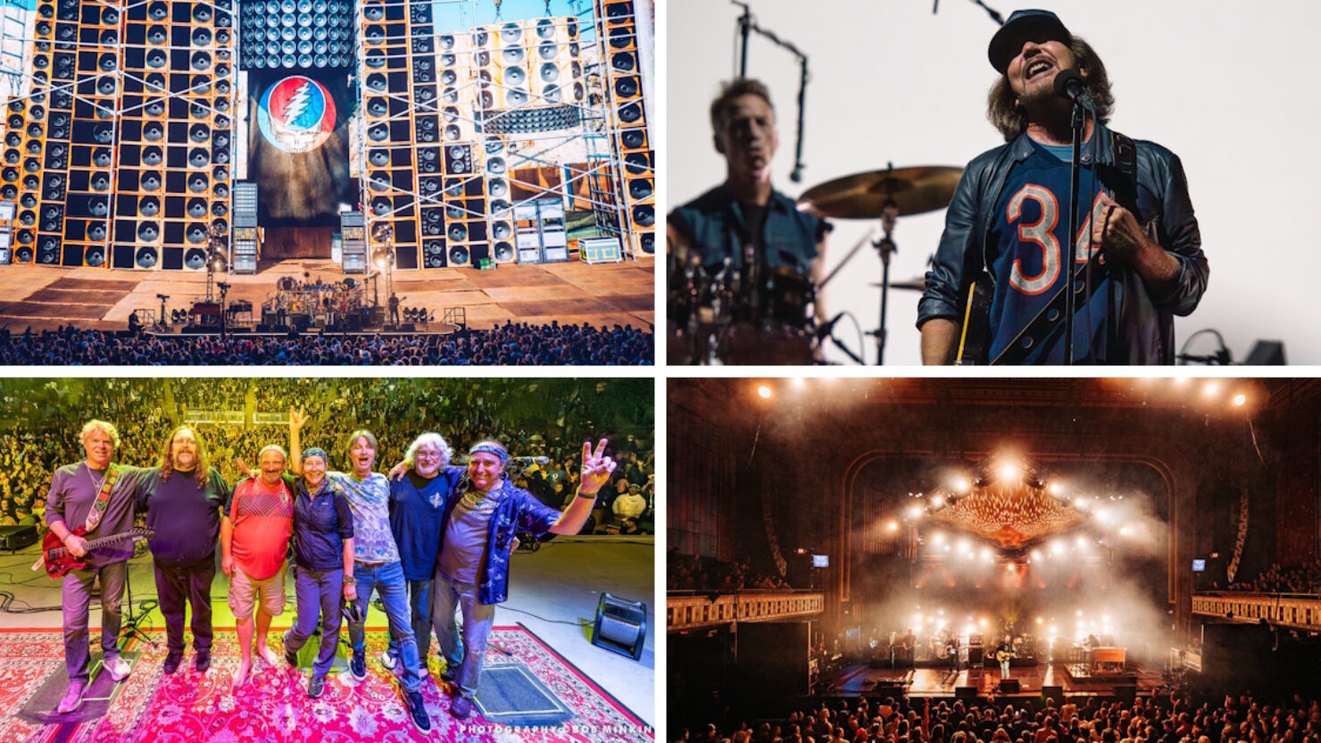 Obtenez des billets pour voir Dead & Company, Pearl Jam, Dark Star Orchestra, Jason Isbell et plus