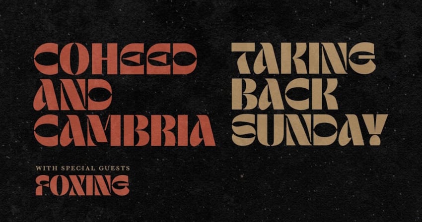 Achetez des billets pour Coheed & Cambria et reprenez le dimanche