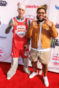 MGK, Druski à la fusillade de célébrités de la journée Mgk Mgk Day propulsée par Webull au "MGK Day" 2025 - Jour 3 organisé au Mall C le 10 août 2025 à Cleveland, Ohio.