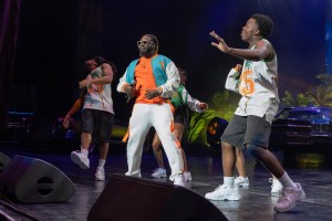 T-Pain se produit au Radio City Music Hall le 04 septembre 2025 à New York.