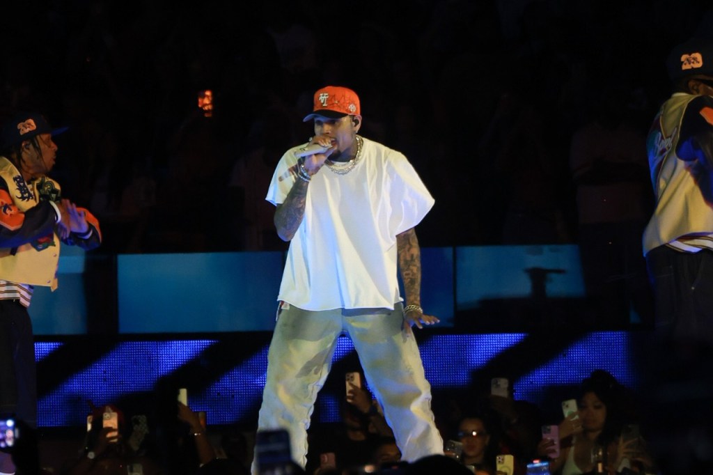 Chris Brown brise à Los An