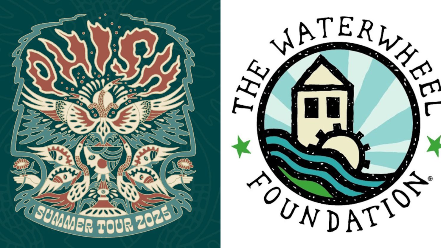 Les équipes de la Fondation Waterwheel de Phish avec des organisations locales pour la tournée de septembre 2025