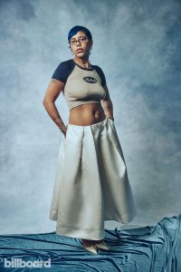 Photobooth de la Semaine de la musique latine du panneau d'affichage Tokischa 2025