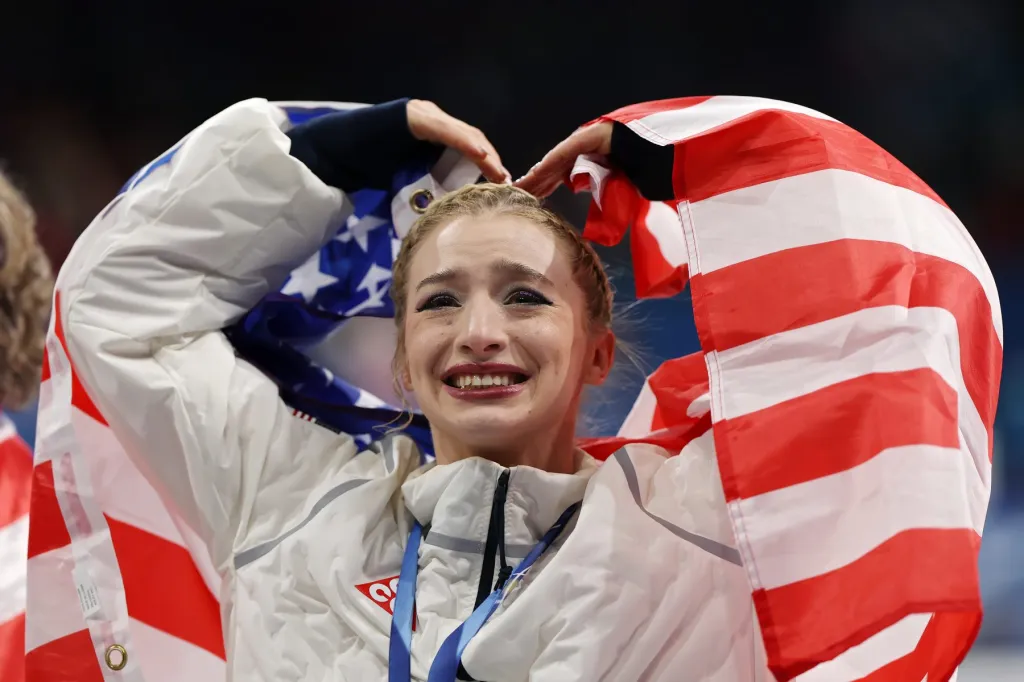La patineuse olympique Amber Glenn est « choquée » par le message personnel de Madonna : « Je tremble légitimement »