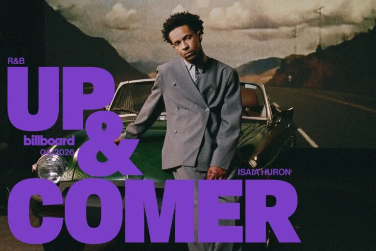 Isaia Huron est l&rsquo;artiste R&B prometteur du mois d&rsquo;avril 2026 selon Billboard