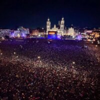 Les 12 concerts les plus fréquentés de l&rsquo;histoire au Zócalo emblématique de Mexico