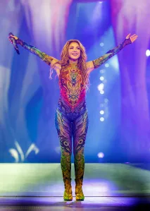 Shakira à la tournée mondiale Las Mujeres Ya No Lloran de SHAKIRA qui s'est tenue à l'Intuit Dome le 14 juin 2026 à Ingelwood, en Californie.