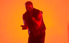 Drake se produit lors de la deuxième journée de Lollapalooza Chile 2023, le 18 mars 2023 à Santiago, au Chili.