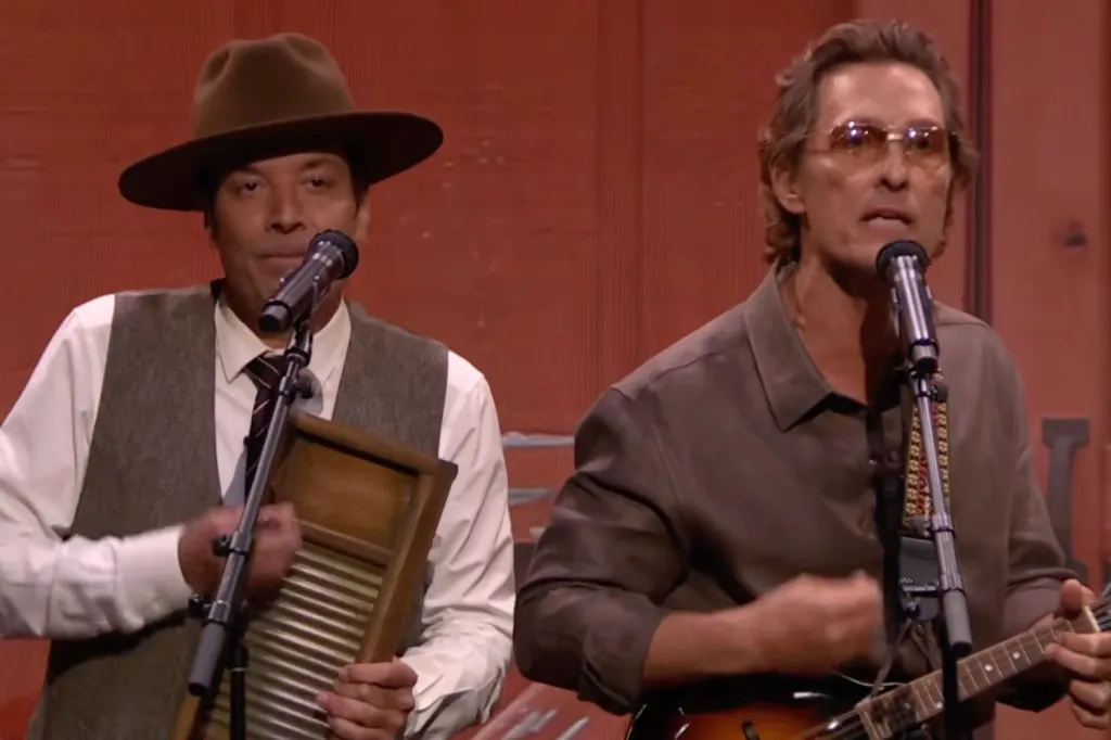 Ella Langley "Peut ne jamais se remettre" de la couverture "Tonight Show" de Matthew McConaughey de "Choosin' Texas"