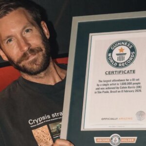 Calvin Harris se fraye un chemin vers les records du monde Guinness