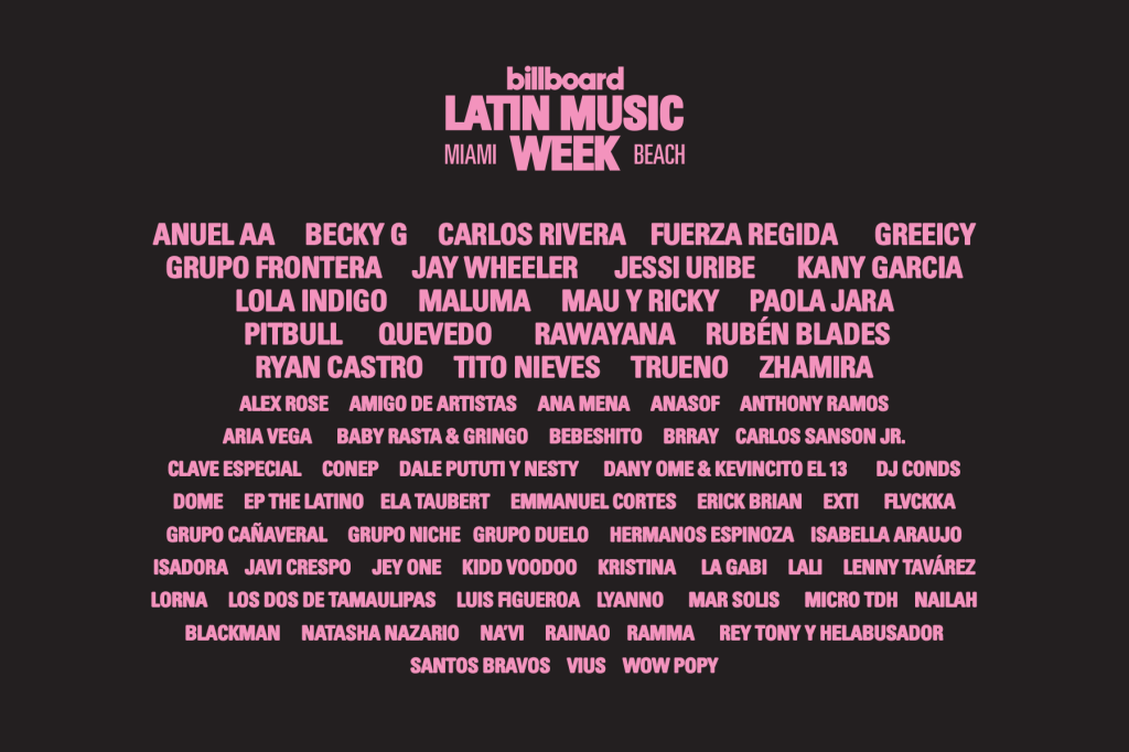 Rubén Blades, Anthony Ramos, Lenny Tavárez et d'autres rejoignent la Latin Music Week 2026 : programme complet